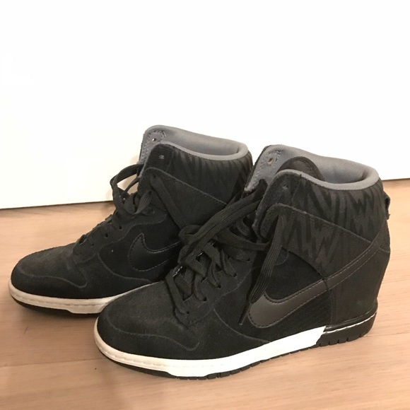 nike wedge sneakers women's